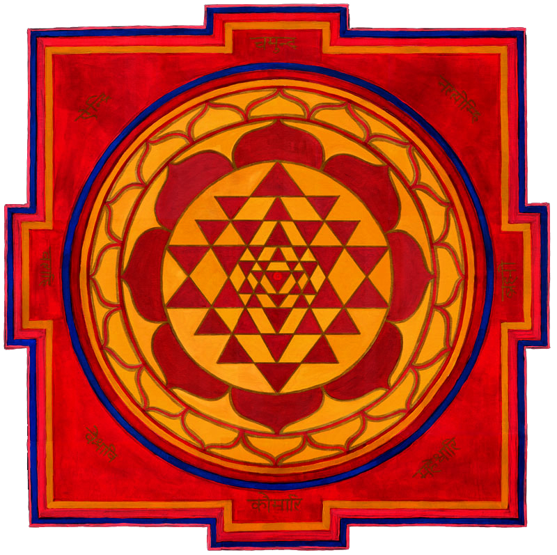 Sri Yantra Red