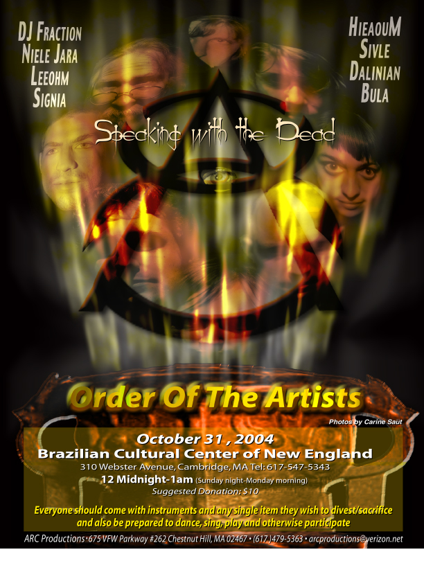 Samhain 2004 Speaking With the Dead Poster
